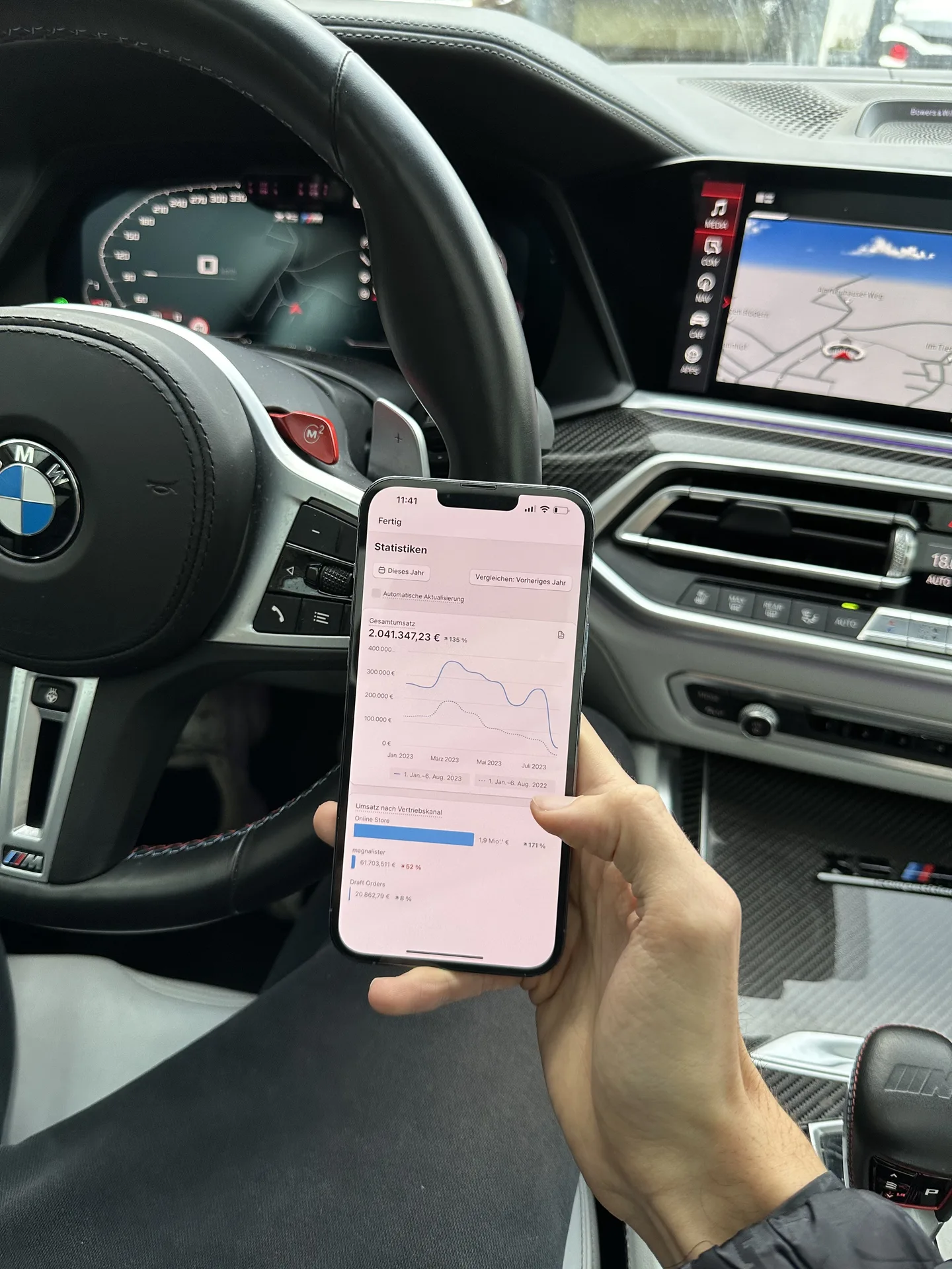 BMW M Lenkrad — Lifestyle-Detail